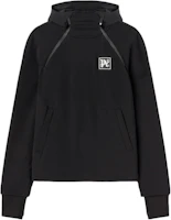 Palm Angels Black Embossed Logo Print Hoodie PMKD001R24FAB0011001 Palm Angels Black Embossed Logo Print Hoodie PMKD001R24FAB0011001