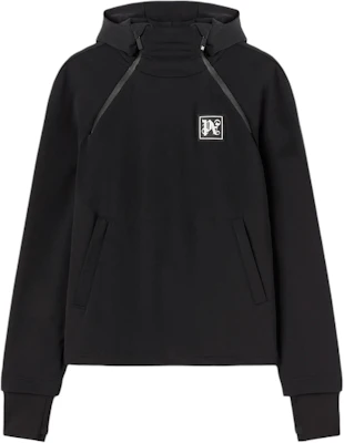 Palm Angels Black Embossed Logo Print Hoodie PMKD001R24FAB0011001 Buy Palm Angels Black Embossed Logo Print Hoodie PMKD001R24FAB0011001