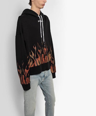 パームエンジェルス ブラックフーディー タイガーフレーム柄 PMBB058E20FLE0011020 Details for パームエンジェルス ブラックフーディー タイガーフレーム柄 PMBB058E20FLE0011020