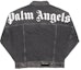 Buy PALM ANGELS 黑色印花標誌牛仔外套 PMYE006R203440037601