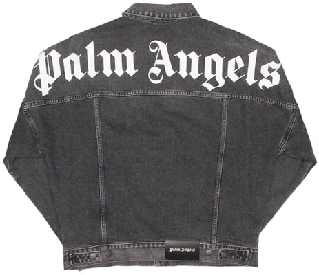 PALM ANGELS 黑色印花標誌牛仔外套 PMYE006R203440037601 Order PALM ANGELS 黑色印花標誌牛仔外套 PMYE006R203440037601