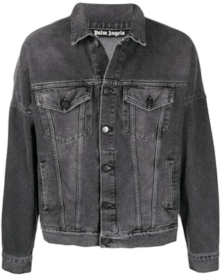 PALM ANGELS 黑色印花標誌牛仔外套 PMYE006R203440037601 Lookbook PALM ANGELS 黑色印花標誌牛仔外套 PMYE006R203440037601