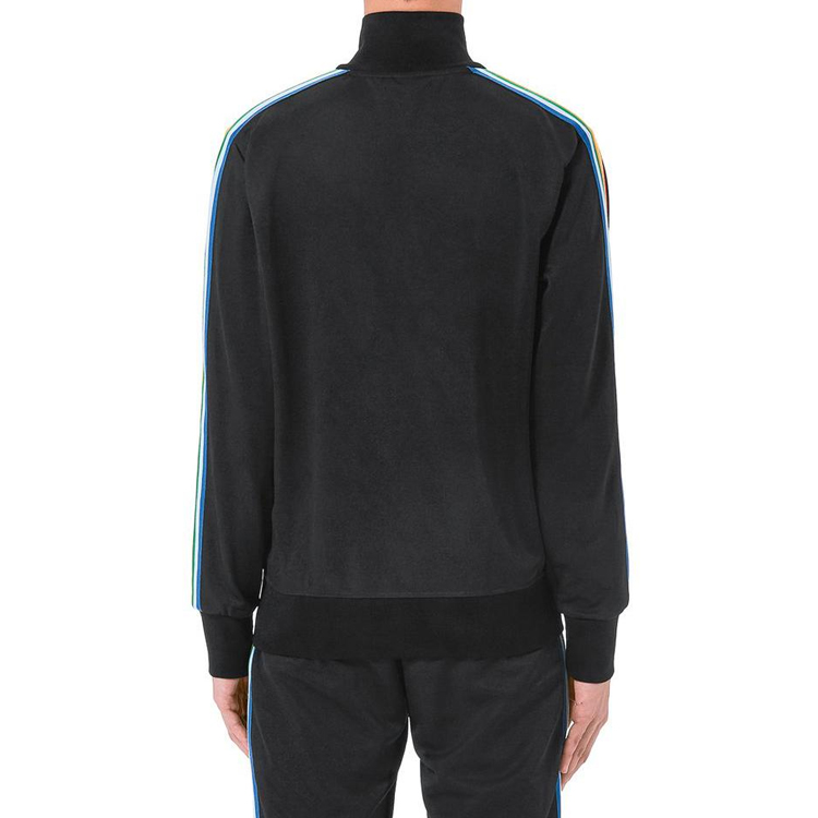 Purchase PALM ANGELS 黑色彩虹条纹运动夹克 PMBD001S193840031088