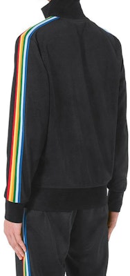 PALM ANGELS 黑色彩虹条纹运动夹克 PMBD001S193840031088 Sizing PALM ANGELS 黑色彩虹条纹运动夹克 PMBD001S193840031088