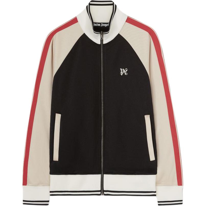 Palm Angels Black Ribbed Zip Pocket Jacket Long Sleeve Outerwear PMBD079F24FAB0011061 圖 2