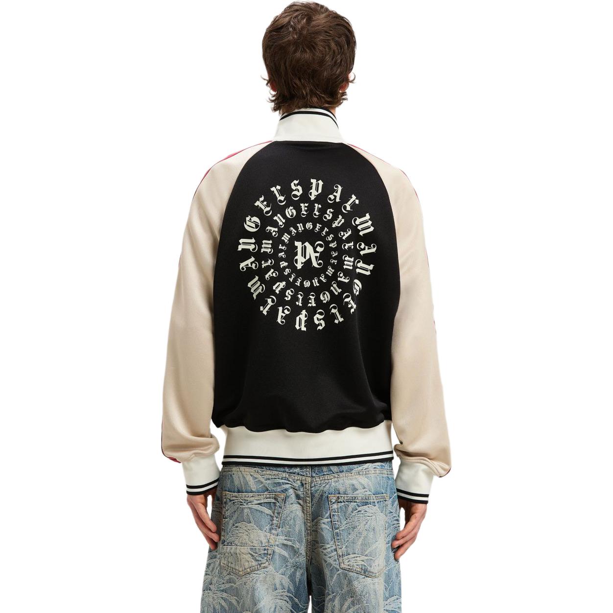 Palm Angels Black Ribbed Zip Pocket Jacket Long Sleeve Outerwear PMBD079F24FAB0011061 圖 4