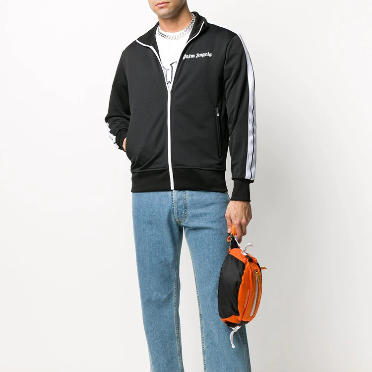 Details for PALM ANGELS Black Side Stripe Track Jacket PMBD001E20FAB0011001