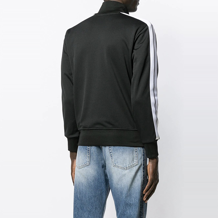 Shop PALM ANGELS Chaqueta Negra con Cremallera Track PMBD001E193840021001
