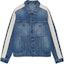 Buy Palm Angels Blue Denim Jacket with Stripe Details. PMYE029F21DEN0024001