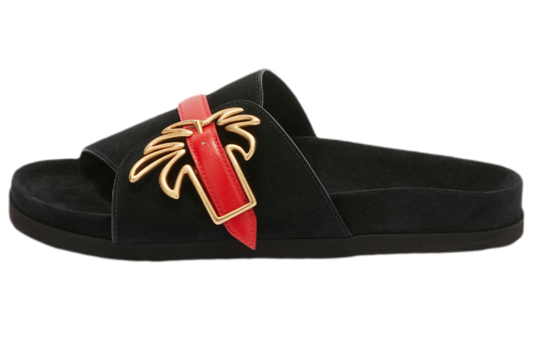 Palm Angels Buckle Slide 'Black'