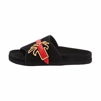 Palm Angels Buckle Slide 'Black'