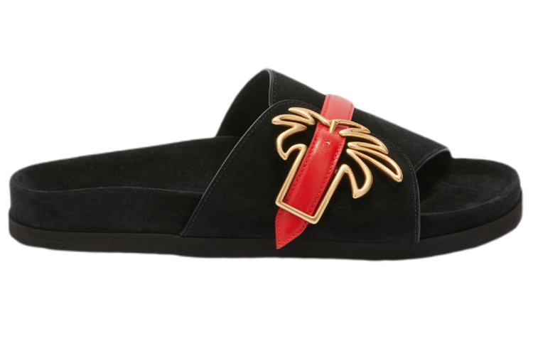 Palm Angels Buckle Slide 'Black' 圖 2