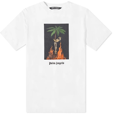 팜엔젤스 버닝 스켈레톤 화이트 티셔츠 PMAA001R204130260188 Order 팜엔젤스 버닝 스켈레톤 화이트 티셔츠 PMAA001R204130260188