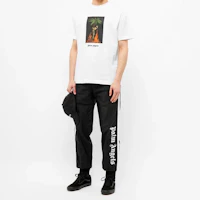 Details for PALM ANGELS 燃燒骷髏白色T恤 PMAA001R204130260188