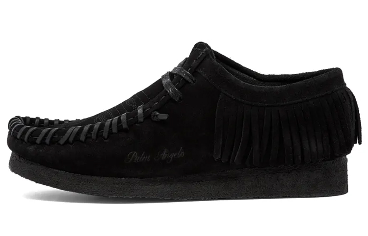 Palm Angels Clarks Loafer 'Black Suede Tassel'