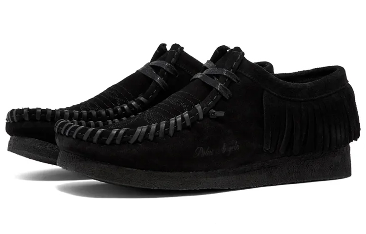 Palm Angels Clarks Loafer 'Black Suede Tassel' 圖 2