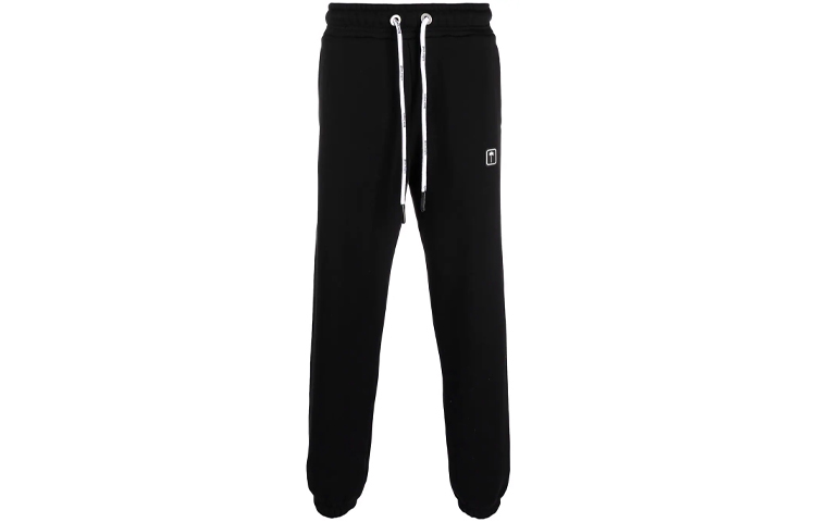 Order Palm Angels Classic Black Drawstring Sweatpants for Men. PMCH012F21FLE0011001