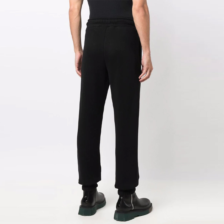 Shop Palm Angels Classic Black Drawstring Sweatpants for Men. PMCH012F21FLE0011001