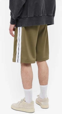 PALM ANGELS Classic Logo Side Stripe Track Shorts Military Green Men. PMCB011C99FAB0015601 Shop PALM ANGELS Classic Logo Side Stripe Track Shorts Military Green Men. PMCB011C99FAB0015601
