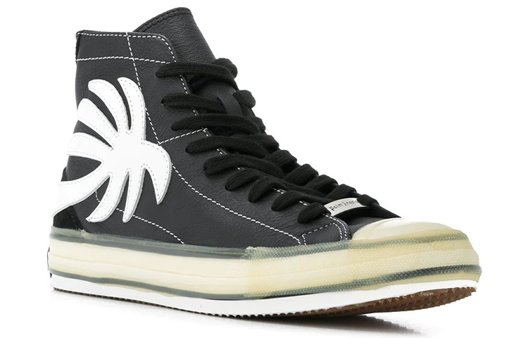 Palm Angels Classic Low-Top 'Black Leather' 圖 2