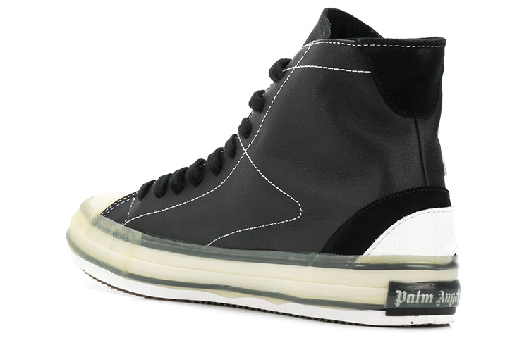 Palm Angels Classic Low-Top 'Black Leather' 圖 3