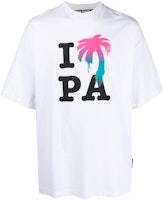Palm Angels Coconut Tree Logo Graphic T-Shirt Short Sleeve. PMAA066S23JER0020184 Palm Angels Coconut Tree Logo Graphic T-Shirt Short Sleeve. PMAA066S23JER0020184