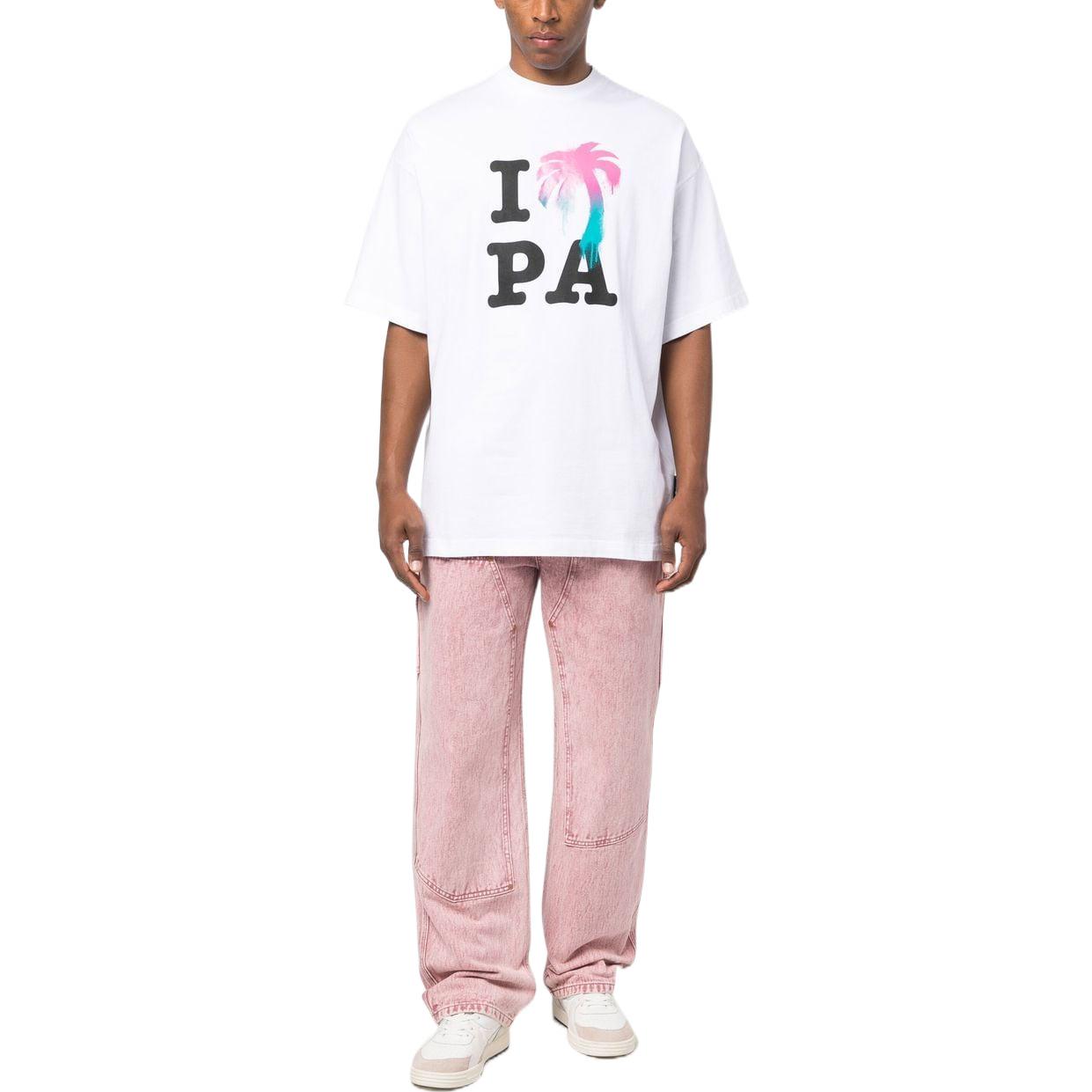 Lookbook Palm Angels 椰子樹標誌短袖T恤 PMAA066S23JER0020184