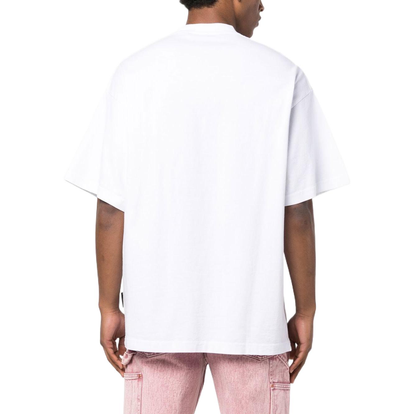 Shop Palm Angels 椰子樹標誌短袖T恤 PMAA066S23JER0020184