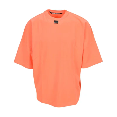 PALM ANGELS Coral Loose Fit T-Shirt with Back Logo. PMAA002F21JER0016610