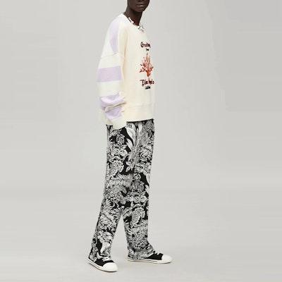 PALM ANGELS 珊瑚條紋男士粉紅圓領長袖運動衫 PMBA058S22FLE0010325 Lookbook PALM ANGELS 珊瑚條紋男士粉紅圓領長袖運動衫 PMBA058S22FLE0010325