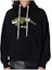 Buy Palm Angels Crocodile Hoodie Black PMBB058C99FLE0021055