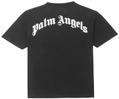 Lookbook Palm Angels 鱷魚印花黑色圓領T恤 PMAA001E20JER0131055