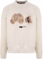 Order Sudadera de Manga Larga Palm Angels Decap Bear Gráfica Hombre Crema. PMBA026F21FLE0120560