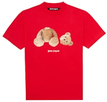 Palm Angels Decapitated Bear Graphic Tee PMAA001R21JER0012560 Palm Angels Decapitated Bear Graphic Tee PMAA001R21JER0012560