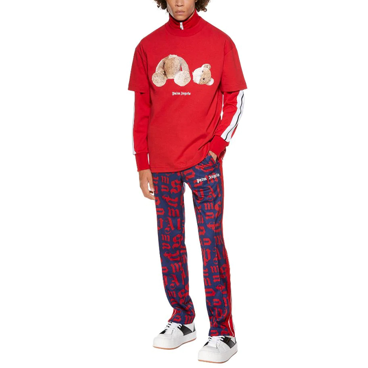 Shop Kaos Palm Angels dengan Grafis Beruang Tanpa Kepala PMAA001R21JER0012560