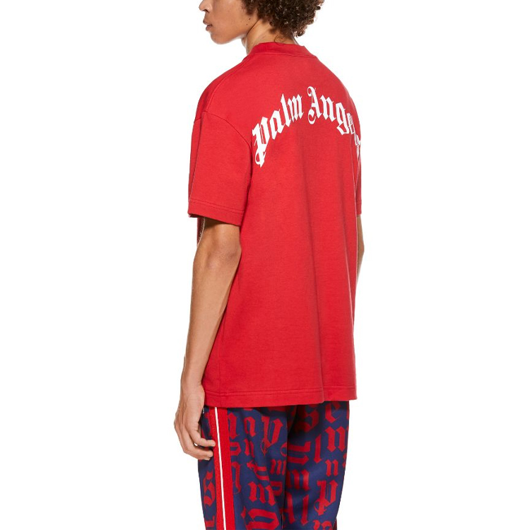 Cheap Kaos Palm Angels dengan Grafis Beruang Tanpa Kepala PMAA001R21JER0012560