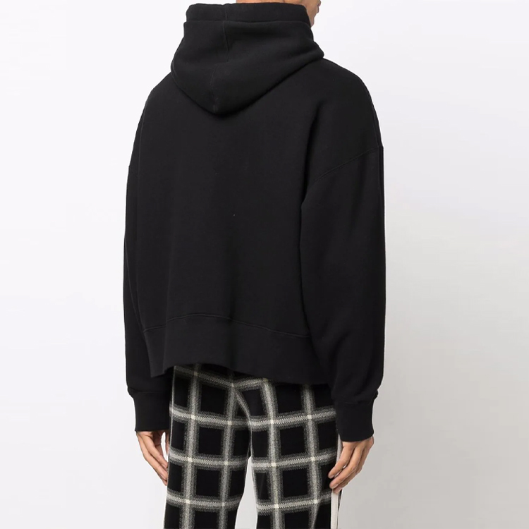 Shop Palm Angels 斷頭熊連帽衫 黑色 抽繩套頭衛衣 PMBB058C99FLE001-1060