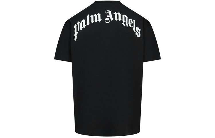 Lookbook Camiseta de Algodón Palm Angels Estampado Oso Decapitado Negro PMAA001R21JER0011060