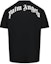 Lookbook Camiseta de Algodón Palm Angels Estampado Oso Decapitado Negro PMAA001R21JER0011060