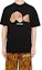 Shop Camiseta de Algodón Palm Angels Estampado Oso Decapitado Negro PMAA001R21JER0011060