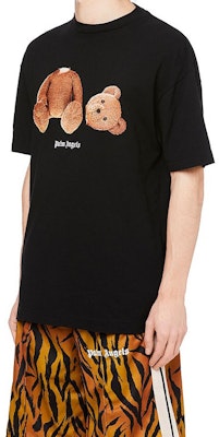 Camiseta de Algodón Palm Angels Estampado Oso Decapitado Negro PMAA001R21JER0011060 Purchase Camiseta de Algodón Palm Angels Estampado Oso Decapitado Negro PMAA001R21JER0011060