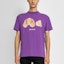 Lookbook Palm Angels 斷頭熊紫色印花短袖 T 恤 男女款 PMAA001E20JER0033760