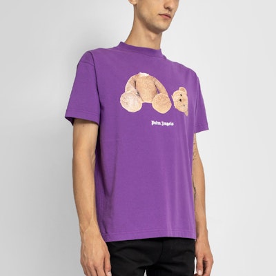 Palm Angels 斷頭熊紫色印花短袖 T 恤 男女款 PMAA001E20JER0033760 Purchase Palm Angels 斷頭熊紫色印花短袖 T 恤 男女款 PMAA001E20JER0033760