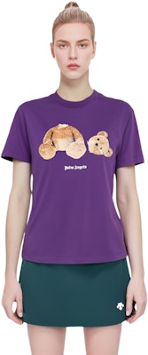 Palm Angels 斷頭熊紫色印花短袖 T 恤 男女款 PMAA001E20JER0033760 Cheap Palm Angels 斷頭熊紫色印花短袖 T 恤 男女款 PMAA001E20JER0033760