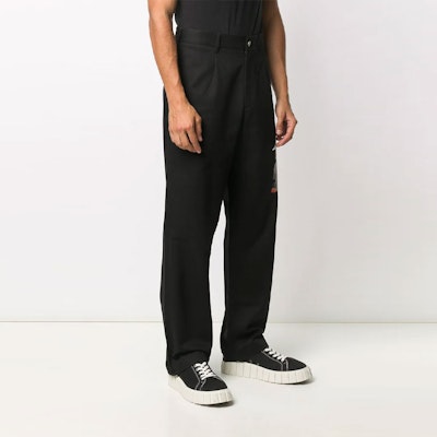 Palm Angels Desert Print Black Casual Pants . PMCA081F20FAB0021084 Shop Palm Angels Desert Print Black Casual Pants . PMCA081F20FAB0021084