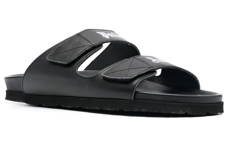 Palm Angels Double-Strap Sandal 'Black' 圖 2