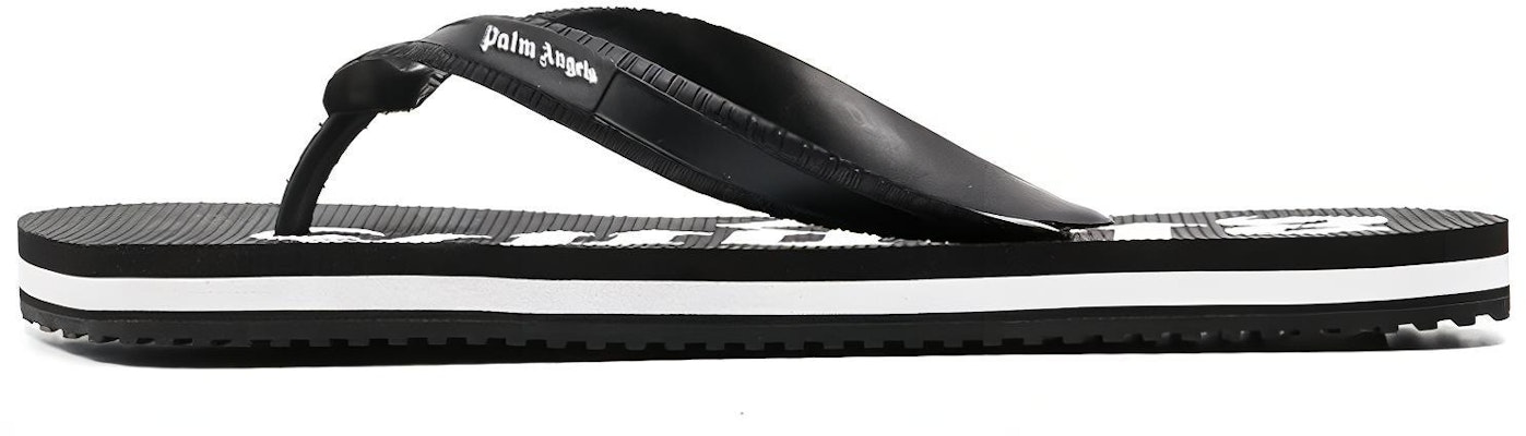 Palm Angels Flip Flops 'Black White' PMIC003S21PLA0011001 Buy Palm Angels Flip Flops 'Black White' PMIC003S21PLA0011001