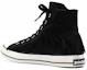 Shop Palm Angels Fringe Korb High ''Schwarz'' PMIA061S21LEA001-1001