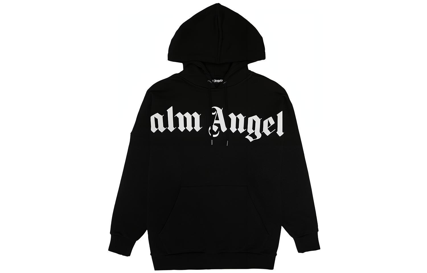 PALM ANGELS Front Logo Hoodie Black PMBB036R206360011001