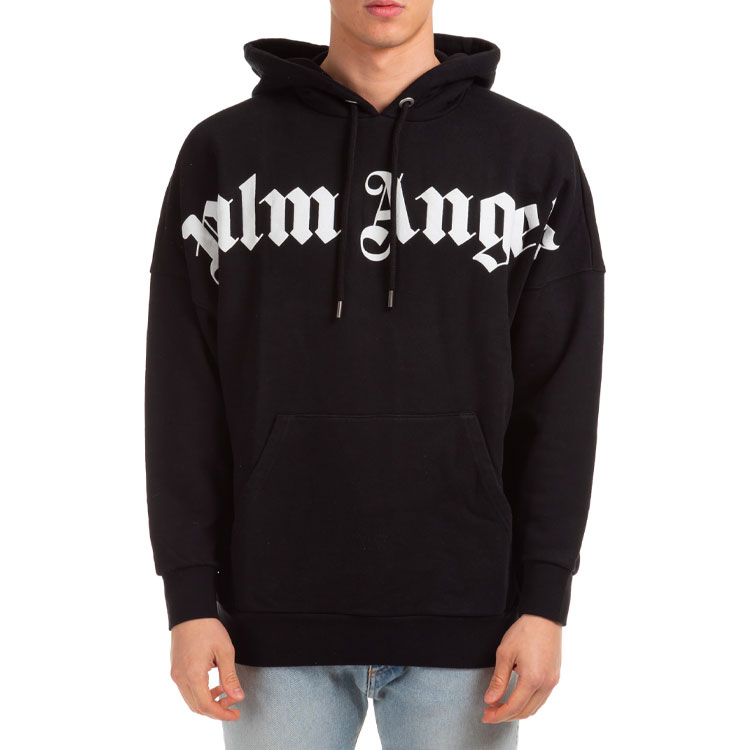 PALM ANGELS Front Logo Hoodie Black PMBB036R206360011001 圖 4